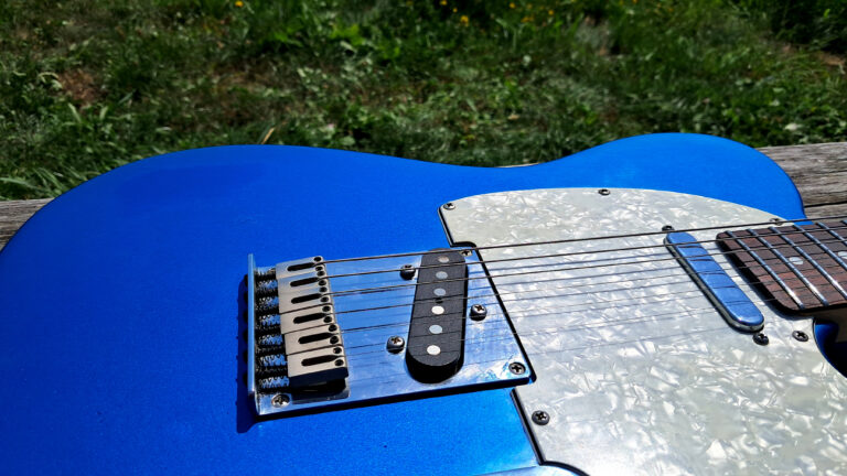 Modrý telecaster